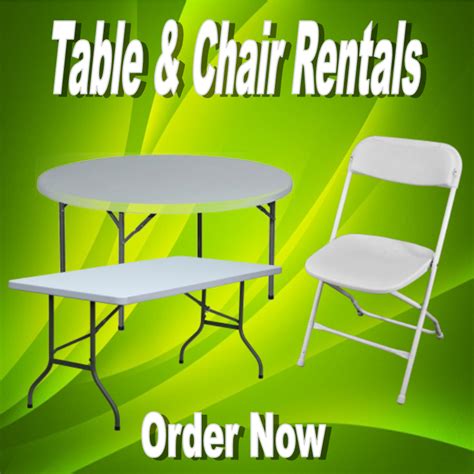 table and chair rental las vegas.